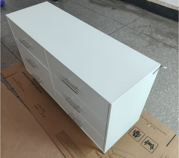 Recalled Shintenchi 6-Drawer Dressers in white (side)